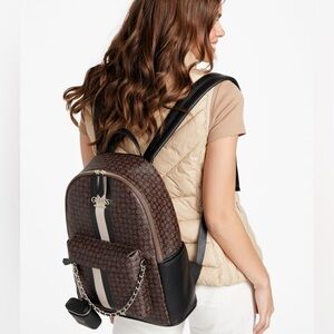 New GUESS Ella Faux-Leather Backpack